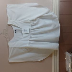 Who What Wear, XL, White sleeveless blouse